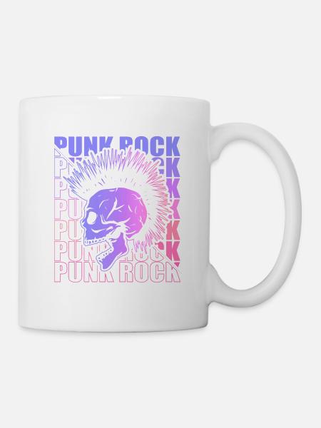 Punk Rock Pogo Anarchie Punks Punk Rocker Punk - Tasse - Weiß