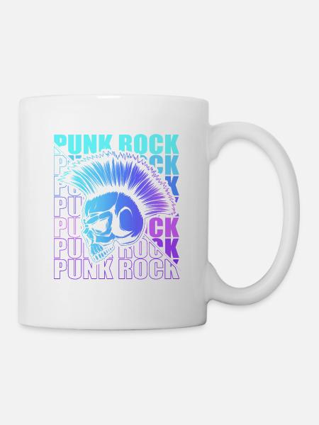 Punk Rock Pogo Anarchie Punks Punk Rocker Punk - Tasse - Weiß