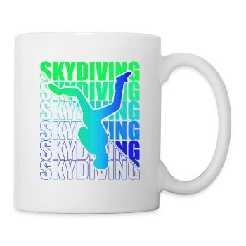 Skydive Freefly Skydiver Shirt Skydiving - Mug - white - Right