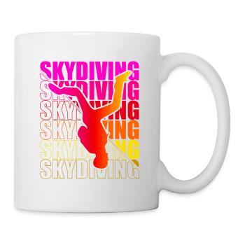 Skydive Freefly Skydiver Shirt Skydiving - Mug - white - Right