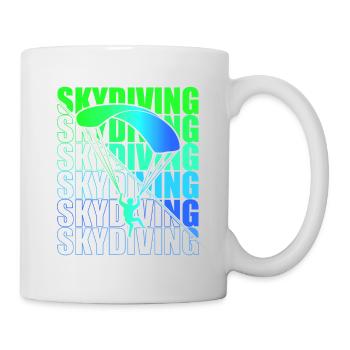 Skydive Freefly Skydiver Shirt Skydiving - Mug - white - Right
