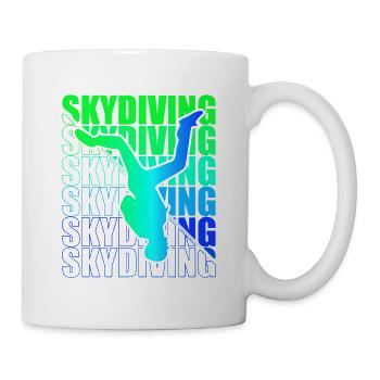 Skydive Freefly Skydiver Shirt Skydiving - Mug - white - Right