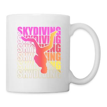 Skydive Freefly Skydiver Shirt Skydiving - Mug - white - Right