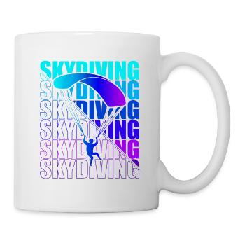 Skydive Freefly Skydiver Shirt Skydiving - Mug - white - Right