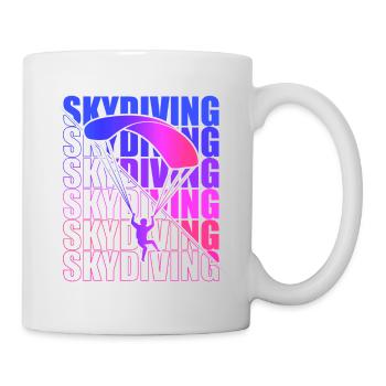 Skydive Freefly Skydiver Shirt Skydiving - Mug - white - Right