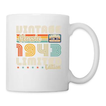 Vintage 1943 Birthday Gift 1943 - Mug - white - Right