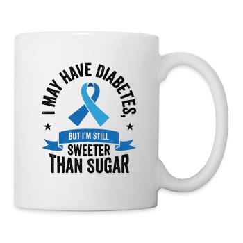 Diabetic Pancreas Diabetes Awareness - Mug - white - Right