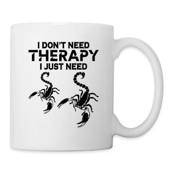 Skorpion - Tasse - Weiß - Rechts