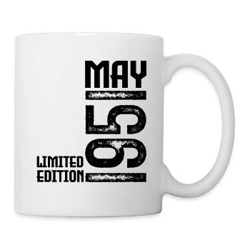 Cadeau may 1951. anniversary may 1951. Mai 1951. - Mug blanc - blanc - Droite