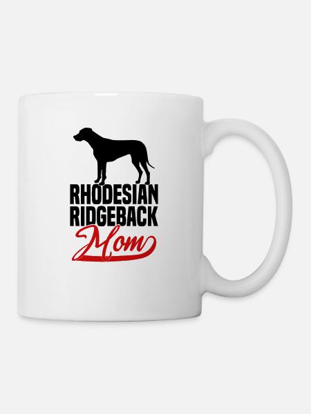 Rhodesian Ridgeback Mom - Tasse - Weiß