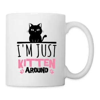 Funny Cat Lovers Gift For Cats Mom - Mug - white - Right