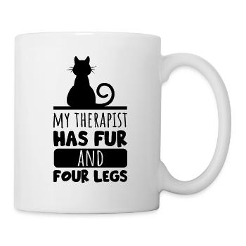 Funny Cat Lovers Gift For Cats Mom - Mug - white - Right