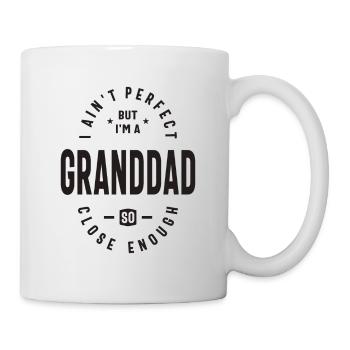 Großvater - Unvollkommen perfekter Vater - Tasse - Weiß - Rechts