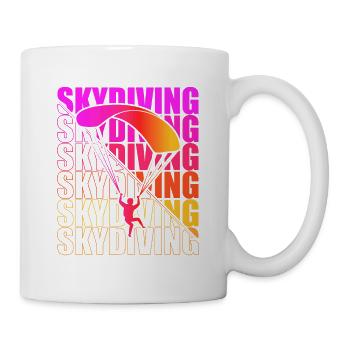 Skydive Freefly Skydiver Shirt Skydiving - Mug - white - Right