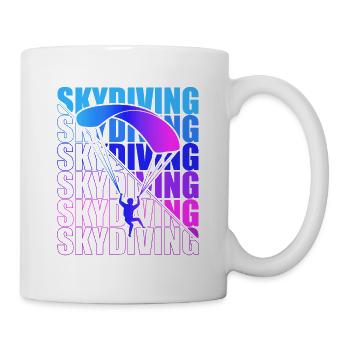 Skydive Freefly Skydiver Shirt Skydiving - Mug - white - Right