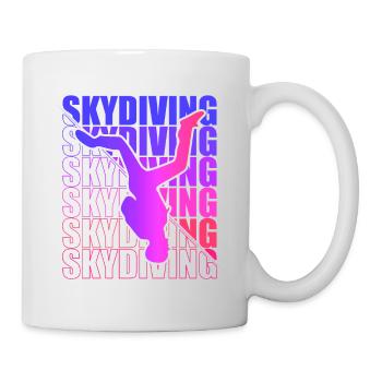 Skydive Freefly Skydiver Shirt Skydiving - Mug - white - Right