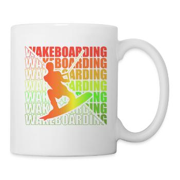 Wakeboard Wakeboarder Wakeboarding Freestyle DNA - Tasse - Weiß - Rechts