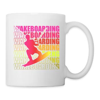 Wakeboard Wakeboarder Wakeboarding Freestyle DNA - Tasse - Weiß - Rechts