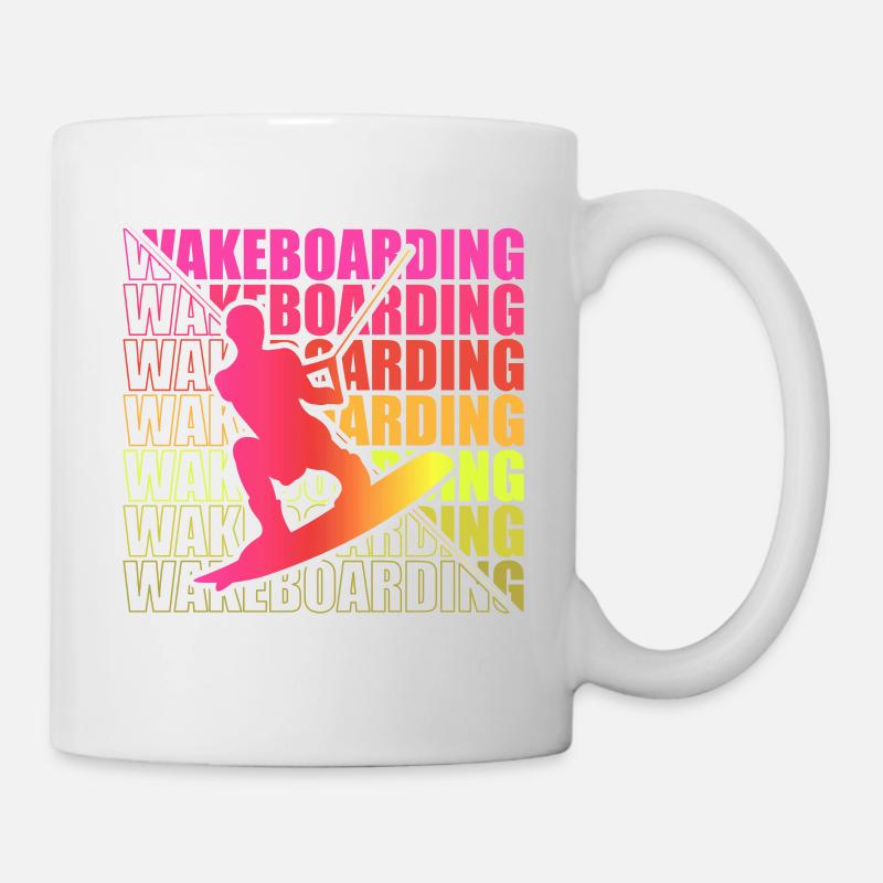 Wakeboard Wakeboarder Wakeboarding Freestyle DNA - Tasse - Weiß