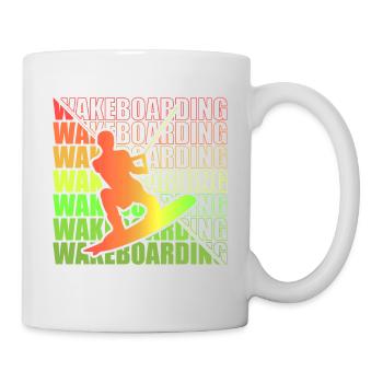 Wakeboard Wakeboarder Wakeboarding Freestyle DNA - Tasse - Weiß - Rechts