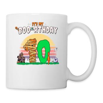 It's my Boo-rthday, Funny Halloween 10 Years Old - Mug - white - Right