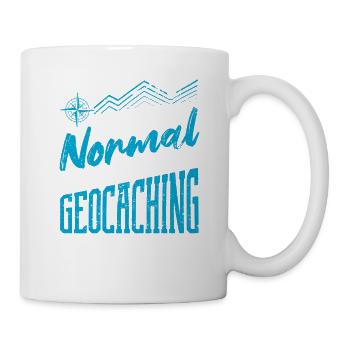 I used to be normal, then I discovered geocache - Mug - white - Right