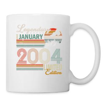 Januar 2004 geboren - Tasse - Weiß - Rechts