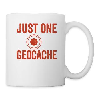 Juste une géocache de plus, je promets drôle - Mug blanc - blanc - Droite