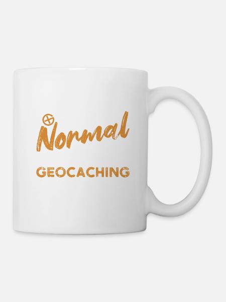 Früher war ich normal, dann entdeckte ich Geocache - Tasse - Weiß