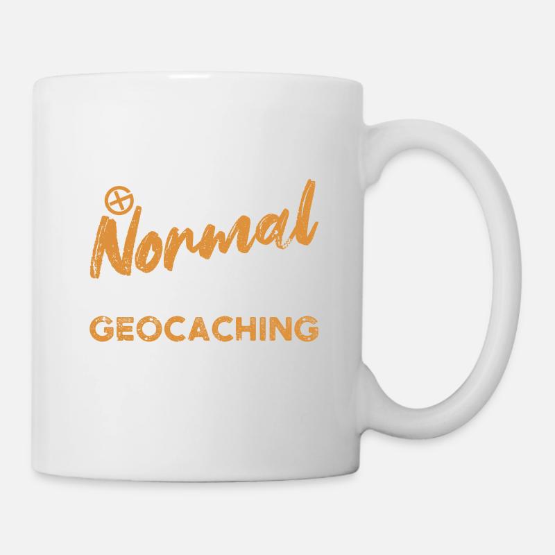Früher war ich normal, dann entdeckte ich Geocache - Tasse - Weiß