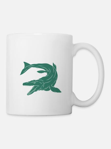 I Just Really Like Mosasaurus - Tasse - Weiß