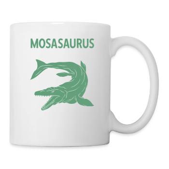Mosasaurus mieux que la thérapie - Mug blanc - blanc - Droite