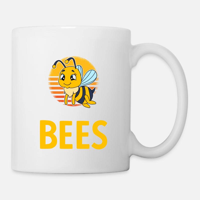 La vie est meilleure avec les abeilles - Mug blanc - blanc