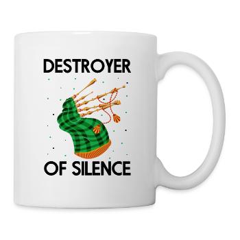 Conception de cornemuse pour Scotland Pride et cornemuse - Mug blanc - blanc - Droite