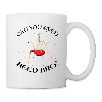 Conception de cornemuse pour Scotland Pride et cornemuse - Mug blanc - blanc - Droite