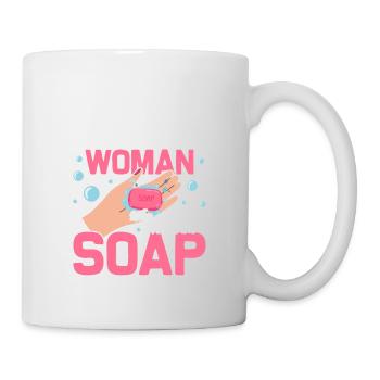 Never Underestimate A Woman Soapmaker Soapmaking - Mug - white - Right
