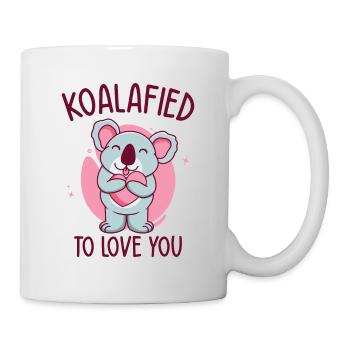 Saint-Valentin Koala Love Wildlife Koala Lover - Mug blanc - blanc - Droite