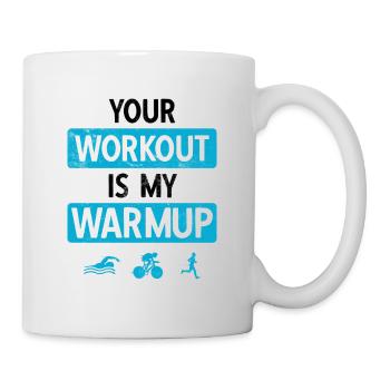 Laufen Schwimmen Radfahren Triathlon - Tasse - Weiß - Rechts