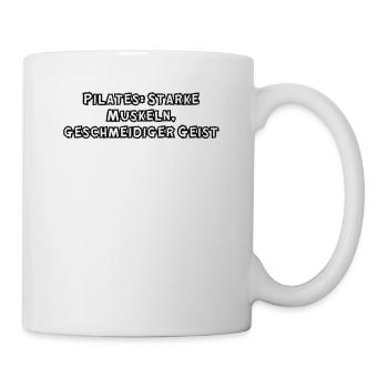 Pilates - Pilates: Starke Muskeln, geschmeidiger - Tasse - Weiß - Rechts
