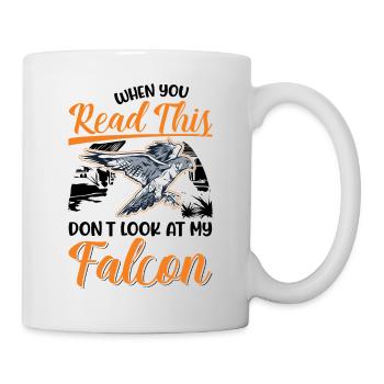 Falke Falkner Kestrel Falconry Falkner - Mug - white - Right