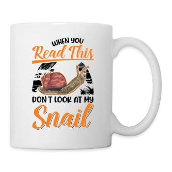 Snail Gift Vineyard Snail - Mug - white - Right