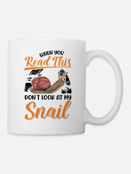 Escargot Cadeau Vignoble Escargot - Mug blanc - blanc