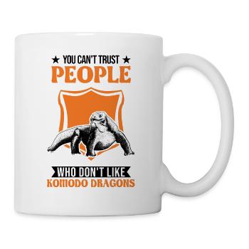 Dragon de Komodo Moniteur de dragon de Komodo Dragon de Komodo Dragon de Komodo - Mug blanc - blanc - Droite