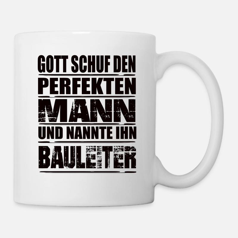 Bauleiter - Tasse - Weiß