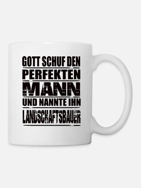 Landschaftsbauer - Tasse - Weiß