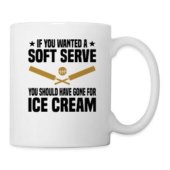 Cricket Spieler sport - Tasse - Weiß - Rechts