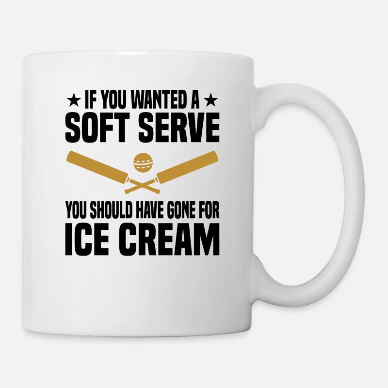 Cricket player sport - Mug - white