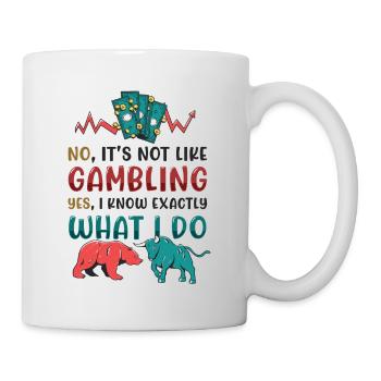 Aktienmarkt, Investor, Trader - Tasse - Weiß - Rechts