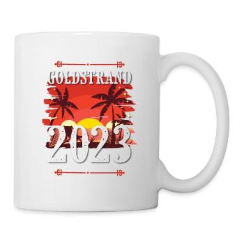 Goldstrand 2023 - Tasse - Weiß - Rechts