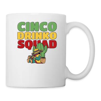 Cinco Drinko Squad Fête Mexicaine Fiesta Drôle - Mug blanc - blanc - Droite